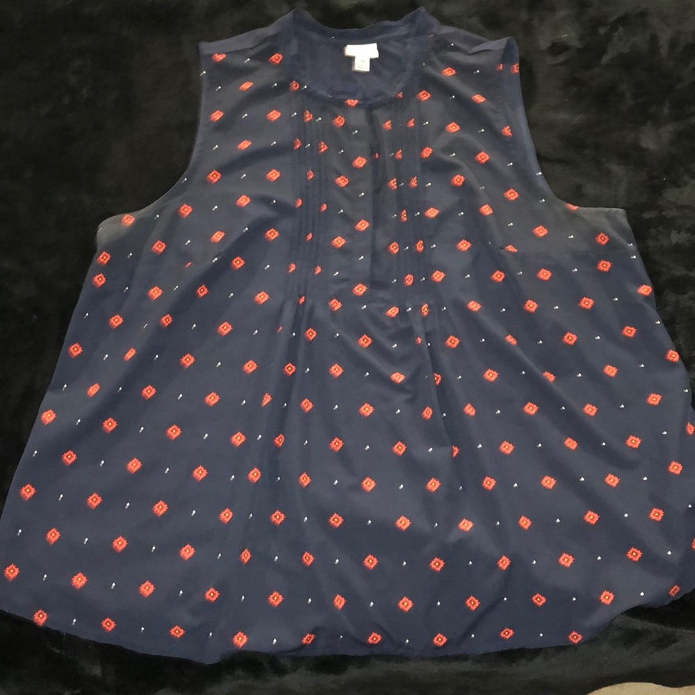 Sleeveless blouse